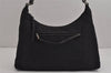 Authentic PRADA Tessuto Tec Nylon Leather Shoulder Bag Purse B9714 Black 4935J