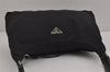 Authentic PRADA Tessuto Tec Nylon Leather Shoulder Bag Purse B9714 Black 4935J