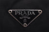 Authentic PRADA Tessuto Tec Nylon Leather Shoulder Bag Purse B9714 Black 4935J
