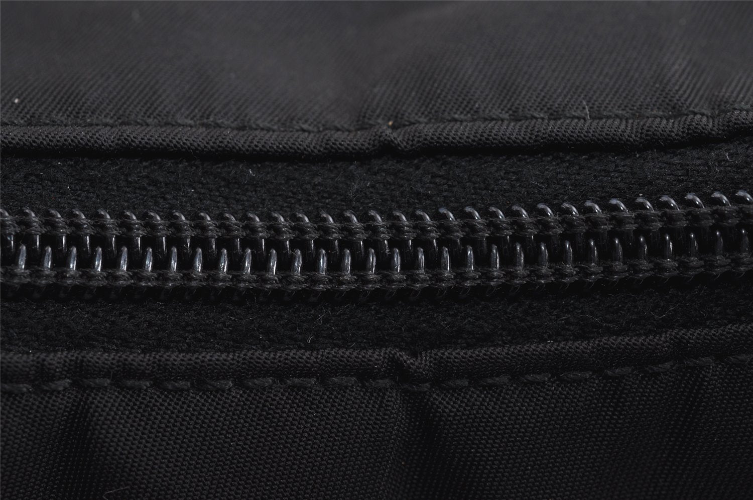 Authentic PRADA Tessuto Tec Nylon Leather Shoulder Bag Purse B9714 Black 4935J