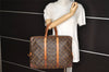 Authentic Louis Vuitton Monogram Porte Documents Voyage M53361 Briefcase 4936I