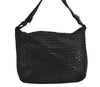 Authentic BOTTEGA VENETA Intrecciato Leather Shoulder Tote Bag Black 4937J