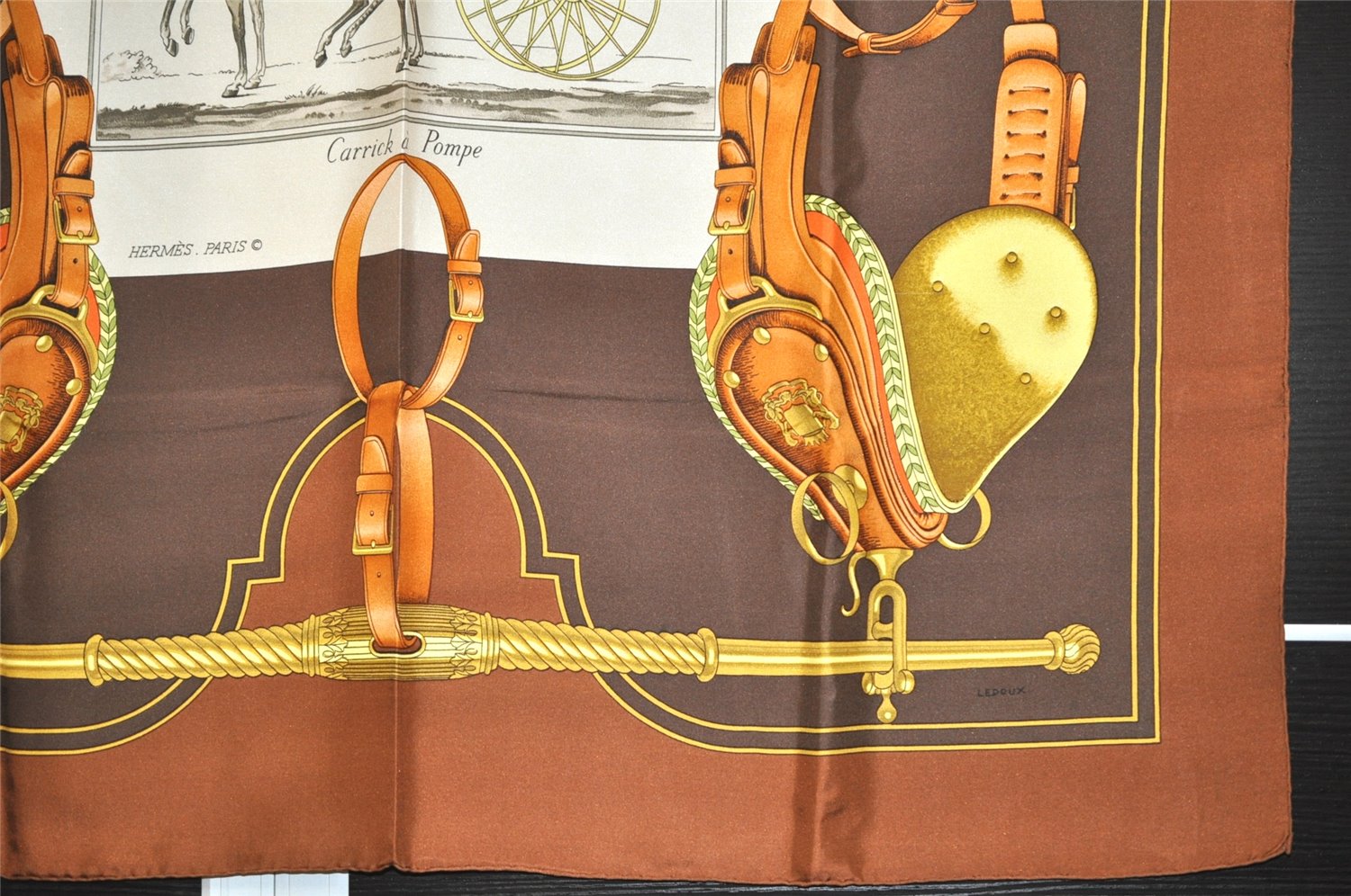 Authentic HERMES Carre 90 Scarf 