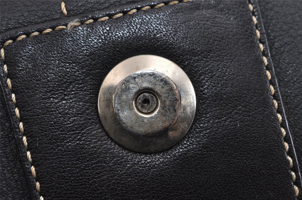 Authentic COACH Vintage Shoulder Hand Bag Purse Leather F15707 Black 4939J