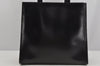 Authentic GUCCI Vintage 2 in 1 Hand Bag Vinyl Leather Clear Black Junk 4940J