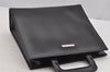 Authentic GUCCI Vintage 2 in 1 Hand Bag Vinyl Leather Clear Black Junk 4940J