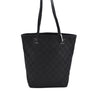 Authentic GUCCI Shoulder Hand Tote Bag GG Canvas Leather 31244 Black 4941J