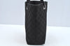 Authentic GUCCI Shoulder Hand Tote Bag GG Canvas Leather 31244 Black 4941J