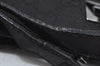 Authentic GUCCI Shoulder Hand Tote Bag GG Canvas Leather 31244 Black 4941J
