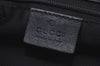 Authentic GUCCI Shoulder Hand Tote Bag GG Canvas Leather 31244 Black 4941J