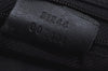 Authentic GUCCI Shoulder Hand Tote Bag GG Canvas Leather 31244 Black 4941J
