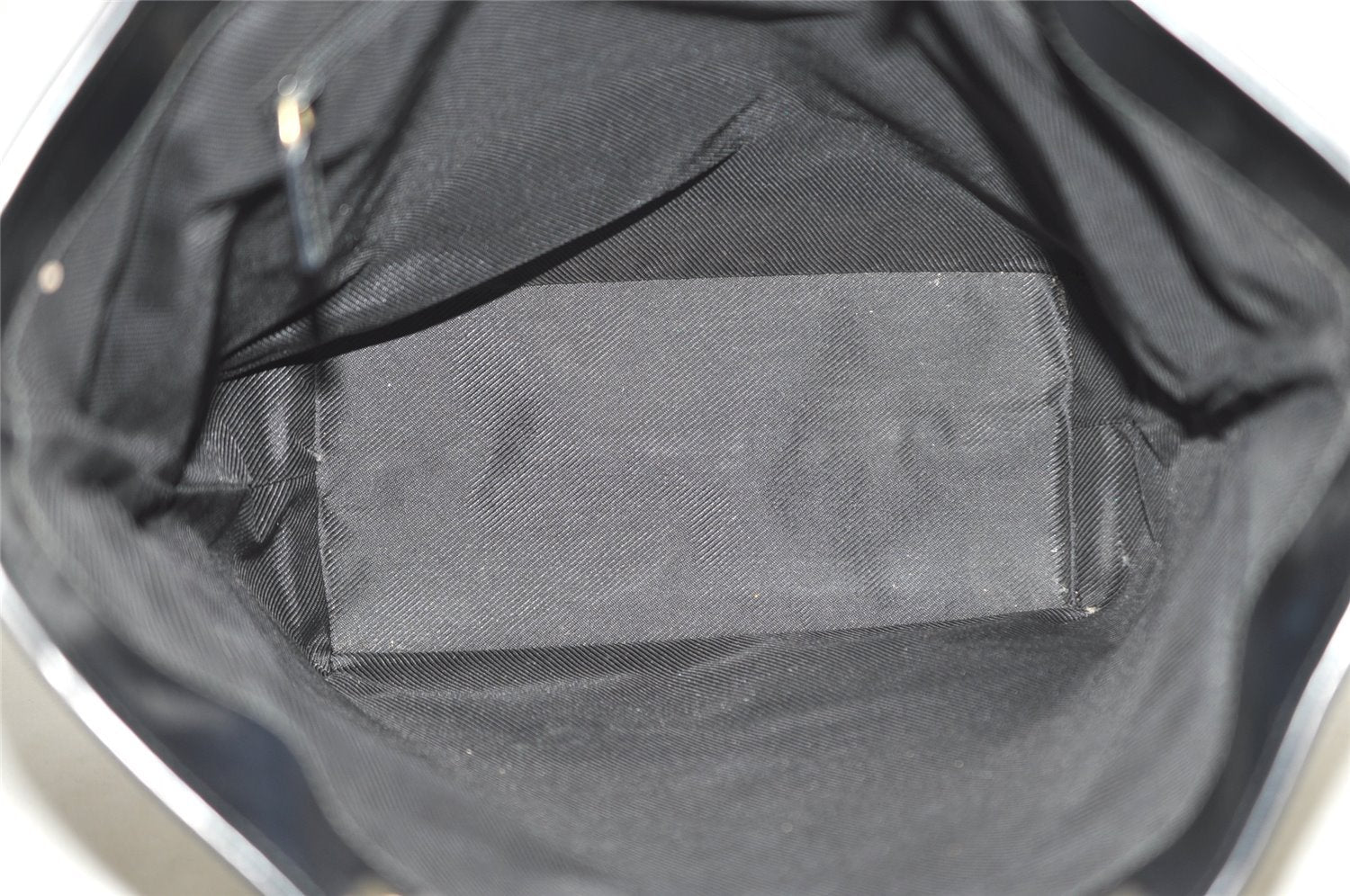 Authentic GUCCI Vintage Shoulder Tote Bag GG Canvas Leather 0021098 Black 4943J