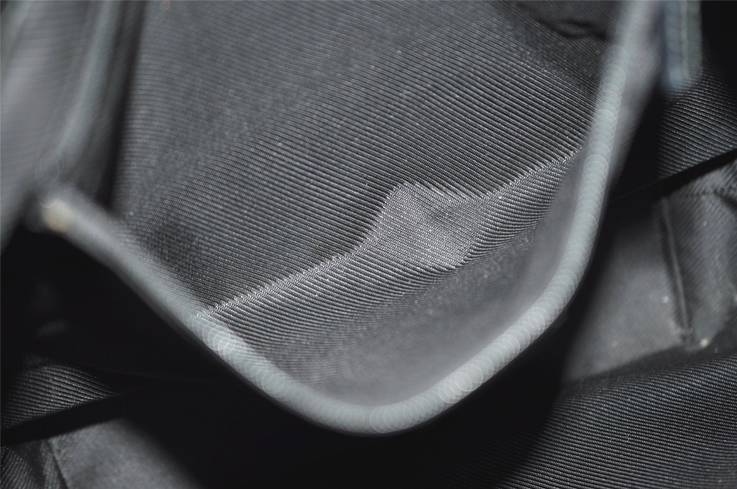 Authentic GUCCI Vintage Shoulder Tote Bag GG Canvas Leather 0021098 Black 4943J