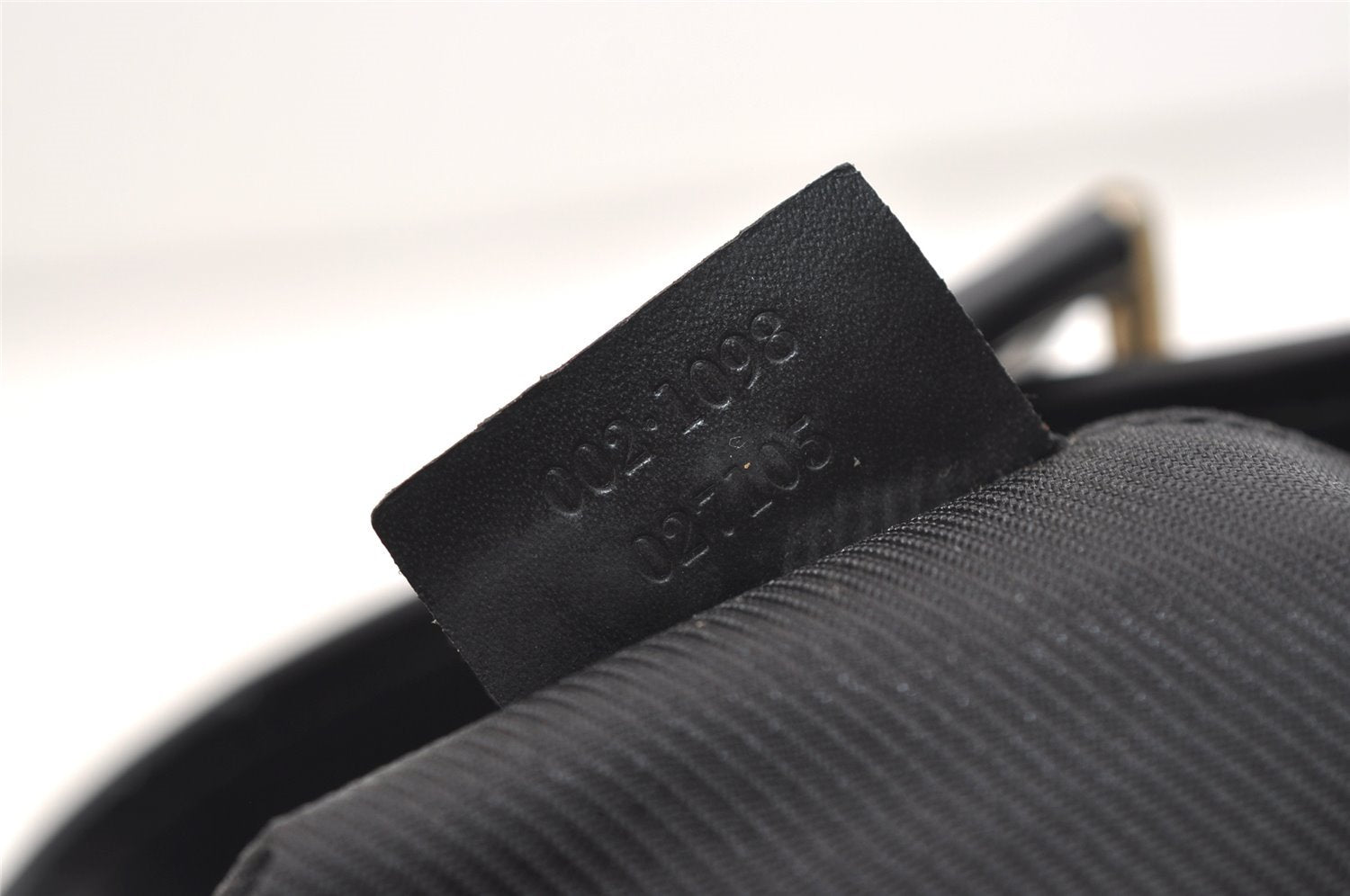 Authentic GUCCI Vintage Shoulder Tote Bag GG Canvas Leather 0021098 Black 4943J