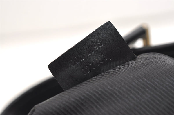 Authentic GUCCI Vintage Shoulder Tote Bag GG Canvas Leather 0021098 Black 4943J