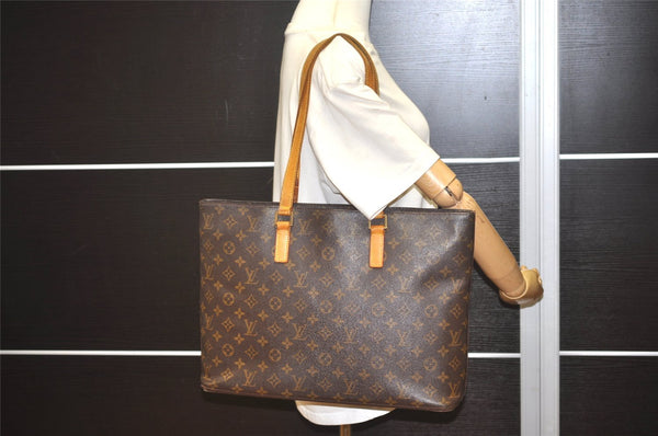 Authentic Louis Vuitton Monogram Luco Shoulder Tote Bag M51155 LV 4947I