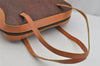 Authentic ETRO Paisley Shoulder Hand Bag Purse PVC Leather Bordeaux Red 4948J