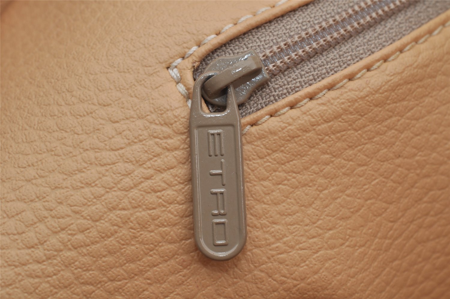 Authentic ETRO Paisley Shoulder Hand Bag Purse PVC Leather Bordeaux Red 4948J