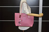 Authentic COACH Disney Avenue Carry All Tote Bag Leather 3739 Pink 4949K