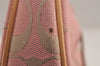 Authentic COACH Signature Shoulder Hand Bag Purse Canvas Leather 6091 Pink 4950J