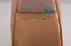 Authentic COACH Signature Shoulder Hand Bag Purse Canvas Leather 6091 Pink 4950J