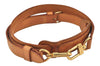 Authentic Louis Vuitton Leather Shoulder Strap Beige 40.4-47.6" LV 4950K