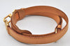 Authentic Louis Vuitton Leather Shoulder Strap Beige 40.4-47.6" LV 4950K