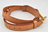 Authentic Louis Vuitton Leather Shoulder Strap Beige 40.4-47.6" LV 4950K