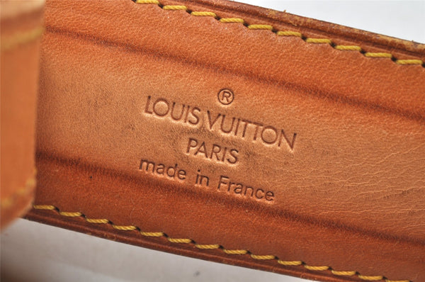 Authentic Louis Vuitton Leather Shoulder Strap Beige 40.4-47.6" LV 4950K