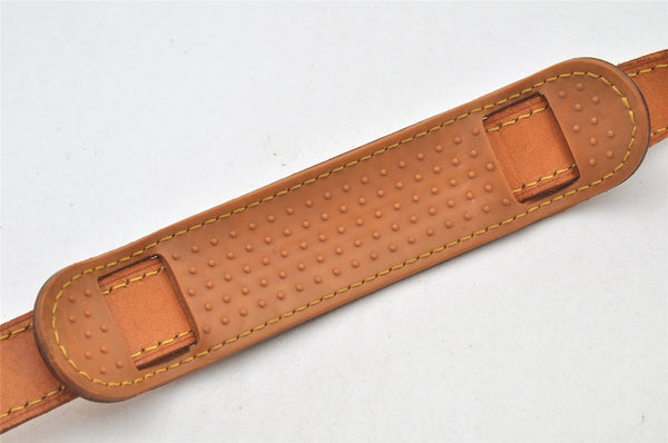 Authentic Louis Vuitton Leather Shoulder Strap Beige 40.4-47.6" LV 4950K