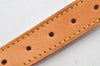 Authentic Louis Vuitton Leather Shoulder Strap Beige 40.4-47.6" LV 4950K