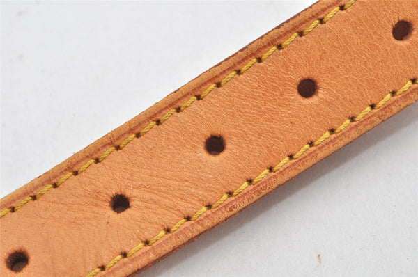 Authentic Louis Vuitton Leather Shoulder Strap Beige 40.4-47.6" LV 4950K