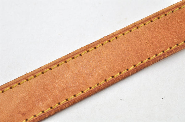 Authentic Louis Vuitton Leather Shoulder Strap Beige 40.4-47.6" LV 4950K