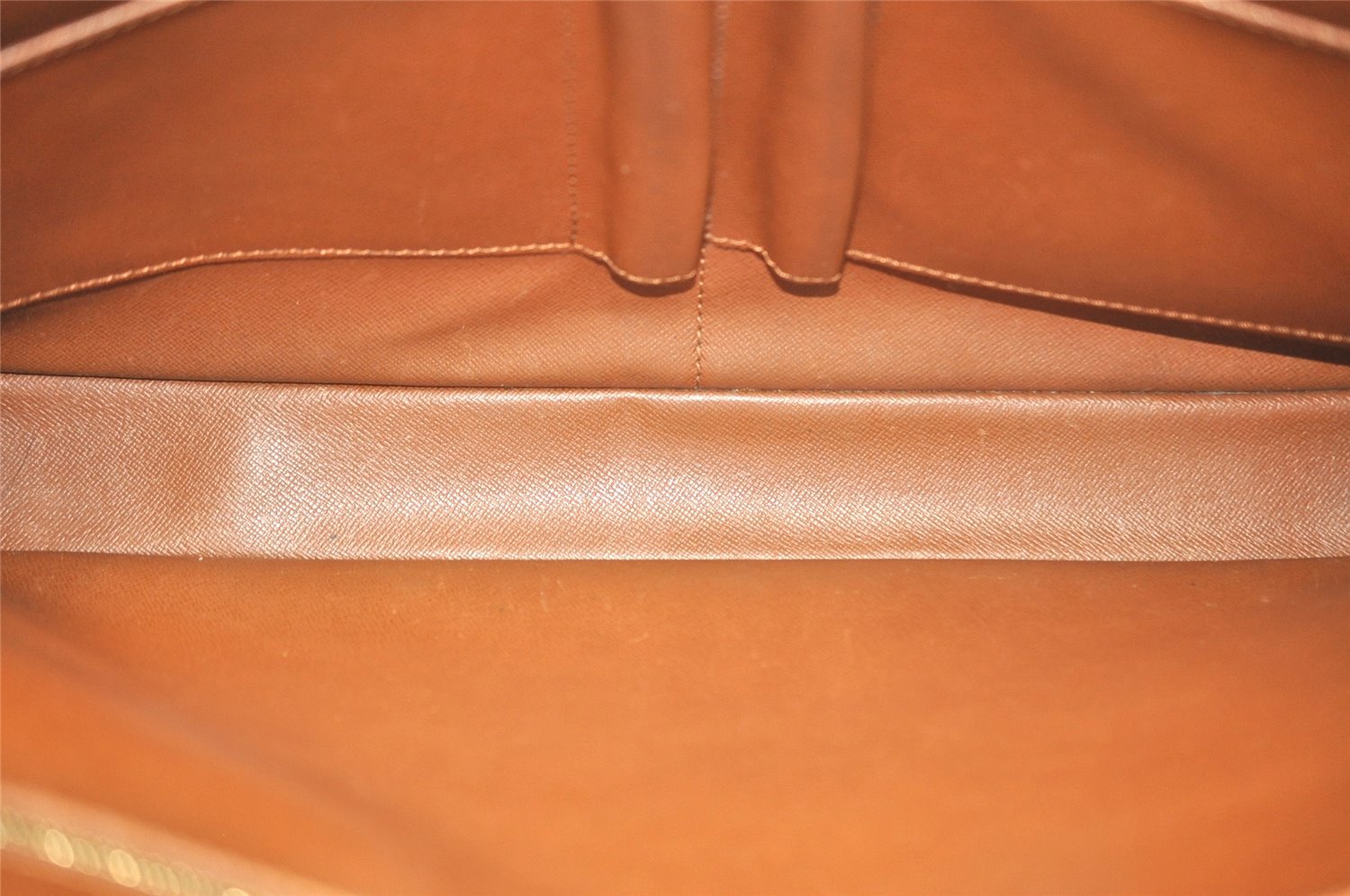 Authentic Louis Vuitton Epi Porte Documents Voyage Briefcase M54473 Brown 4951I