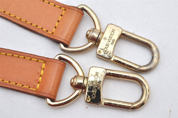 Authentic Louis Vuitton Leather Shoulder Strap Beige 40.6-47.8" LV 4951K