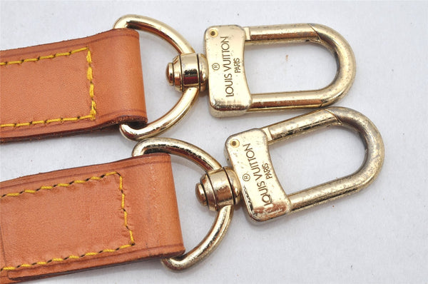 Authentic Louis Vuitton Leather Shoulder Strap Beige 40.6-47.8" LV 4951K