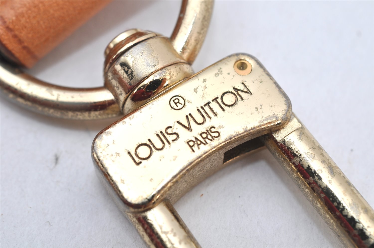 Authentic Louis Vuitton Leather Shoulder Strap Beige 40.6-47.8