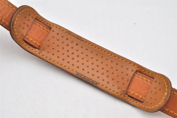 Authentic Louis Vuitton Leather Shoulder Strap Beige 40.6-47.8" LV 4951K