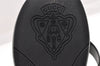 Authentic GUCCI Vintage Flip Flops Sandals Rubber Size US Size 9 Black 4952I