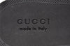 Authentic GUCCI Vintage Flip Flops Sandals Rubber Size US Size 9 Black 4952I