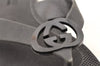 Authentic GUCCI Vintage Flip Flops Sandals Rubber Size US Size 9 Black 4952I