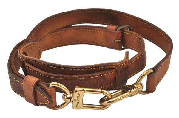 Authentic Louis Vuitton Leather Shoulder Strap Beige 36.4-43.3" LV 4952K