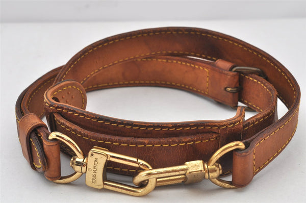 Authentic Louis Vuitton Leather Shoulder Strap Beige 36.4-43.3" LV 4952K