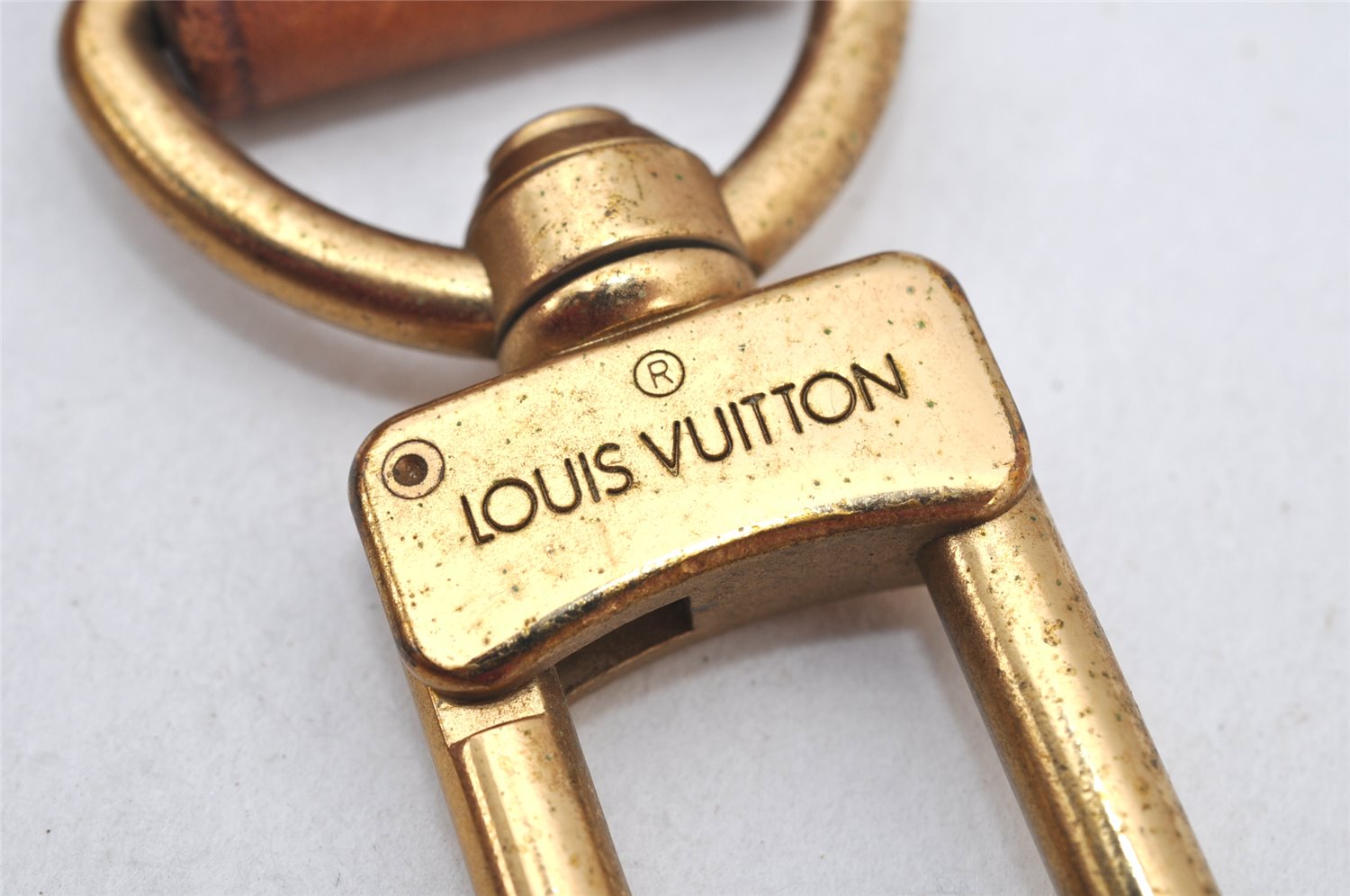 Authentic Louis Vuitton Leather Shoulder Strap Beige 36.4-43.3