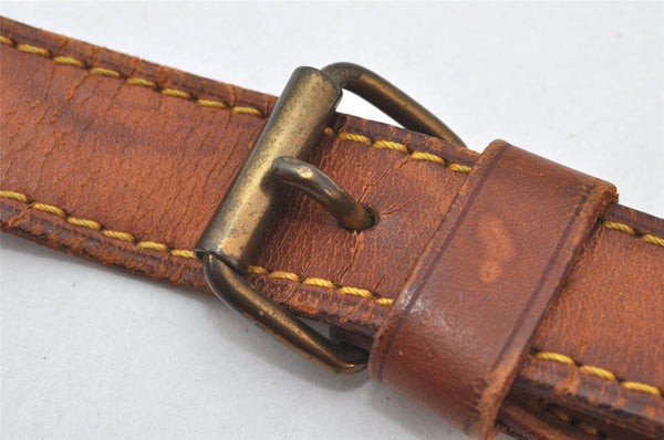 Authentic Louis Vuitton Leather Shoulder Strap Beige 36.4-43.3" LV 4952K