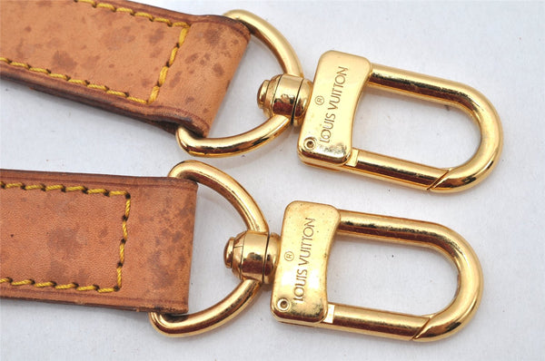 Authentic Louis Vuitton Leather Shoulder Strap Beige 40-47" LV 4953K