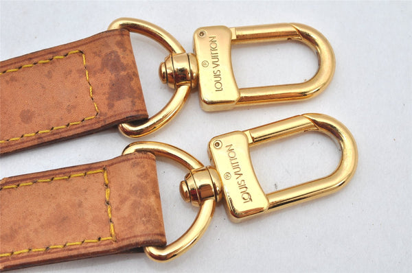 Authentic Louis Vuitton Leather Shoulder Strap Beige 40-47" LV 4953K