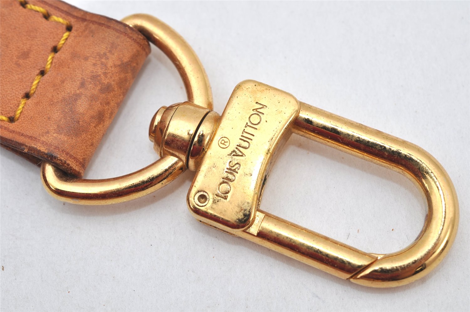 Authentic Louis Vuitton Leather Shoulder Strap Beige 40-47