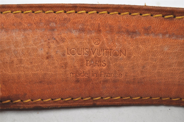 Authentic Louis Vuitton Leather Shoulder Strap Beige 40-47" LV 4953K