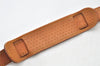 Authentic Louis Vuitton Leather Shoulder Strap Beige 40-47" LV 4953K
